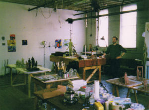 Gowanus Studio interior, Brooklyn, 1999