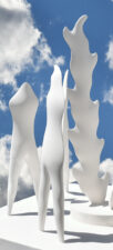 Organic and figurative forms in a ritual composition